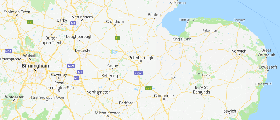 Pumpserv Midlands region typical coverage